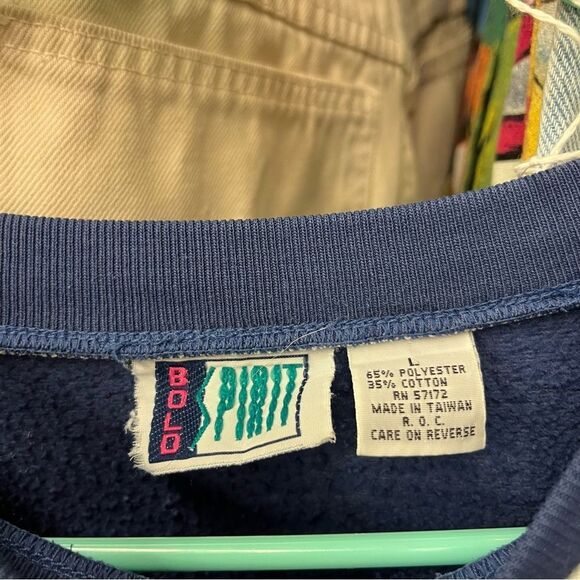 Vintage Spirit Bold Women's Large Crewneck Sweatshirt - Picture 3 of 7